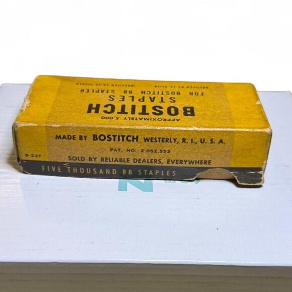 VTG Bostitch B8 Staples Opened Box Office Supply Collectible - Picture 6 of 6